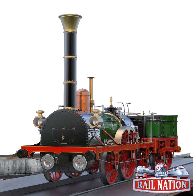 The 'Eagle' engine now available in the browser game Rail Nation